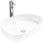Mexen Chiara asztali mosdó 54 x 39 cm, fehér - 21585400 (21585400)