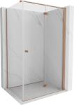 Mexen Mist-F összecsukható zuhanykabin jobb 70 x 80 cm, áttetsző, csiszolt réz - 8A6T-070-080-65-00-P (8A6T-070-080-65-00-P)
