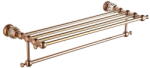 Mexen Estela törölközőtartó polc, rózsaarany - 7011520-60 (7011520-60)