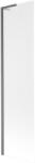 Mexen Next L kádparaván 1 szárnyú 50 x 150 cm, opál, pisztoly szürke csiszolt - 895-050-000-03-30-66 (895-050-000-03-30-66)