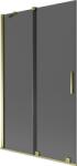 Mexen Velar 2-szárnyú tolózuhanyfal 110 x 150 cm, grafit, arany - 896-110-000-41-50 (896-110-000-41-50)