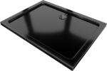 Mexen Flat téglalap alakú slim zuhanytálca 140 x 90 cm, fekete, fekete szifon - 40709014B (40709014B)