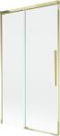 Mexen Rox kádparaván 2 szárnyú toló 100 x 150 cm, átlátszó, arany - 8C9-100-001-50-00 (8C9-100-001-50-00)