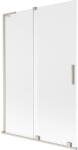 Mexen Velar L kétszárnyú tolózuhanyfal 120 x 150 cm, fagyott, polírozott nikkel - 896-120-003-31-97 (896-120-003-31-97)