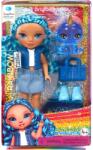 MGA Entertainment Rainbow High Littles Sapphire Kék ruhás baba kiegészítőkkel (531197-EUC) (531197-EUC)