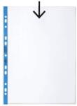 DURABLE Copertă Euro DURABLE A4 90mic cu margine albastră 100 buc