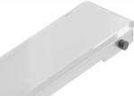 Mexen Flat MGW folyóka burkolat 100 cm-es, fehér üveg - 1027100 (1027100)