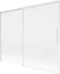 Mexen Rox 2-szárnyú, toló kádparaván 190 x 150 cm, átlátszó, fehér - 8C9-190-001-20-00 (8C9-190-001-20-00)