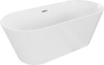 Mexen Flavia szabadon álló kád 170 x 75 cm, fehér, króm túlfolyó - 54031708000-01 (54031708000-01)