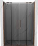 Mexen Velar Duo tolóajtós zuhanykabin 160 cm, grafit, rózsaarany - 871-160-000-42-60 (871-160-000-42-60)