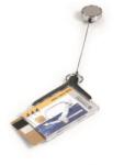 Durable Etichetă pentru 2 carduri de plastic cu rolă DURABLE DE LUXE DUO PRO 85x54mm 10 buc
