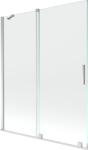 Mexen Velar kádparaván 2 szárnyú tolóajtó 140 x 150 cm, átlátszó, króm - 896-140-000-01-01 (896-140-000-01-01)