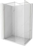 Mexen Kioto-F Walk-in zuhanyfal kerettel 170 x 95 cm, átlátszó 8 mm, matt nikkel - 800-170-202-04-97-095 (800-170-202-04-97-095)