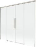 Mexen Rox 2-szárnyú toló zuhanyfal 170 x 150 cm, átlátszó, csiszolt nikkel - 8C9-170-002-97-00 (8C9-170-002-97-00)