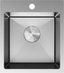 Mexen Solix acél mosogató 1-medencés 400 x 450 mm, inox - 6401401000-01 (6401401000-01)