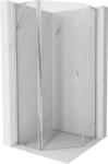 Mexen Mist L ötszögletű nyíló zuhanykabin 90 x 90 cm, átlátszó, króm - 8A8L-090-090-01-00 (8A8L-090-090-01-00)