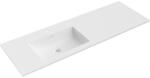 Mexen Otis balra beépített mosdókagyló 141 x 46, 5 cm, fehér matt - 25181401L (25181401L)