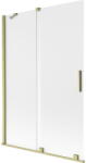 Mexen Velar 2-szárnyú toló zuhanyfal 120 x 150 cm, deres, arany szálcsiszolt - 896-120-000-31-55 (896-120-000-31-55)