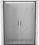 Mexen Exo kétszárnyú, eltolható zuhanyajtó 140 cm, átlátszó, fekete - 8152-140-000-70-00 (8152-140-000-70-00)