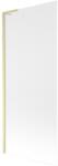 Mexen Next L kádparaván 1-szárnyú 80 x 150 cm, szatén, arany szálcsiszolt - 895-080-000-03-30-55 (895-080-000-03-30-55)