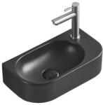 Mexen Viera balra helyezhető mosdó 40 x 21 cm, fekete matt - 21274085L (21274085L)