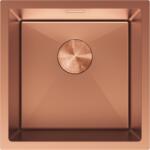 Mexen Trixo egykamrás rozsdamentes mosogató 440 x 440 mm, réz - 6413441000-65 (6413441000-65)