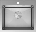 Mexen Solix egykamrás rozsdamentes acél mosogató 500 x 450 mm, inox HC - 6402501000-01HC (6402501000-01HC)