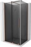Mexen Velar toló zuhanykabin 120 x 80 cm, grafit, csiszolt réz - 871-120-080-41-65 (871-120-080-41-65)