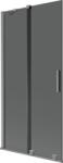 Mexen Velar kétszárnyú toló zuhanyfal 95 x 150 cm, grafit, gun metal - 896-095-000-41-95 (896-095-000-41-95)