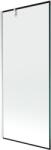 Mexen Next 1-szárnyú zuhanyfal 80 x 150 cm, fekete keret, króm - 895-080-000-00-70-01 (895-080-000-00-70-01)