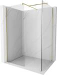Mexen Kioto zuhanyfal Walk-in 170 x 120 cm, átlátszó, arany kefélt - 800-170-202-55-00-120 (800-170-202-55-00-120)