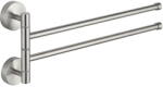 Mexen dupla forgó törölközőtartó, króm - 7039242-00 (7039242-00)