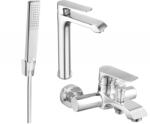 Mexen Pecos R72 fürdőkád csaptelep készlet, króm - 72713R72-00 (72713R72-00)