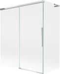 Mexen Rox L 2-szárnyú toló kádparaván, 140 + 70 x 150 cm, átlátszó, króm - 8C9L-140-070-01-00 (8C9L-140-070-01-00)