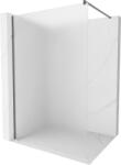 Mexen Kioto zuhanyfal Walk-in 130 x 200 cm, fagyott 8 mm, fegyverszürke - matt 800-130-101-66-30 (800-130-101-66-30)