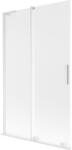 Mexen Velar L 2-szárnyú toló kádparaván 110 x 150 cm, homályos, fehér - 896-110-003-31-20 (896-110-003-31-20)