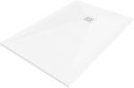 Mexen Stone+ téglalap alakú, kompozit zuhanytálca 140 x 80 cm, fehér, fehér burkolat - 44108014-W (44108014-W)