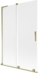 Mexen Velar L fürdőkádképernyő 2-szárnyú toló 120 x 150 cm, deres, arany - 896-120-003-31-50 (896-120-003-31-50)
