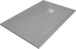 Mexen Stone+ 100 x 90 cm-es, szürke-beton színű kompozit zuhanytálca, téglalap alakú - 44619010 (44619010)
