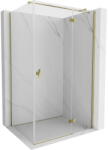 Mexen Mist-H T nyíló zuhanykabin jobb oldali 70 x 80 cm, átlátszó, arany - 8A5T-070-080-50-00-P (8A5T-070-080-50-00-P)