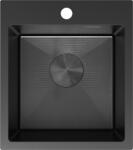 Mexen Solix 1-medencés rozsdamentes acél mosogató 400 x 450 mm, fekete HC - 6401401000-70HC (6401401000-70HC)