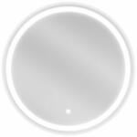 Mexen Gobi megvilágított kör alakú fürdőszobai tükör, 60 cm, LED 6000K, páramentes - 9801-060-060-611-00 (9801-060-060-611-00)