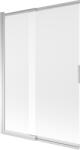 Mexen Fox 2-szárnyú toló zuhanyfal 120 x 150 cm, szatinált, króm - 891-120-002-01-30 (891-120-002-01-30)