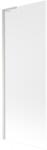 Mexen Next L kádra szerelhető paraván, 1 szárnyú, 70 x 150 cm, fagyott, matt nikkel - 895-070-000-03-30-97 (895-070-000-03-30-97)