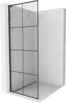 Mexen Kioto L zuhanyfal Walk-in 80 x 200 cm, fekete rács, fekete - 800-080-103-70-77 (800-080-103-70-77)