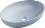 Mexen Cornelia pultra szerelhető mosdókagyló, 50 x 37 cm, szürke-kék matt - 21885069 (21885069)