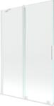 Mexen Velar 2-szárnyú toló zuhanyfal 120 x 150 cm, átlátszó, fehér - 896-120-000-01-20 (896-120-000-01-20)