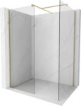 Mexen Kioto zuhanyfal Walk-in 120 x 90 cm, átlátszó, arany - 800-120-202-50-00-090 (800-120-202-50-00-090)