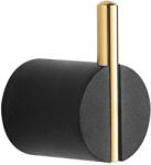 Mexen Aron törölközőakasztó, fekete/arany - 7088135-57 (7088135-57)