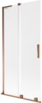 Mexen Velar L 2-szárnyas, toló zuhanyfal, 90 x 150 cm, matt, rózsaarany - 896-090-003-31-60 (896-090-003-31-60)